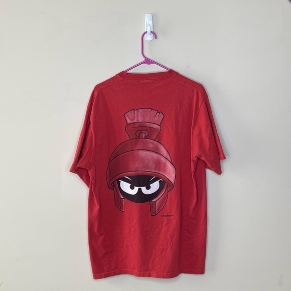 Vintage 1993 Martian Wear Marvin The Martian Parody Double Sided T Shirt - Picture 3 of 8